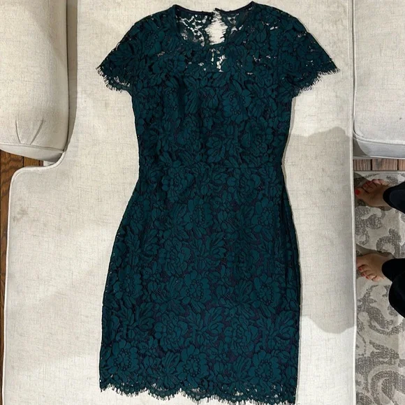 princess polly baby blue dress Banana Republic Lace Dress main image 0